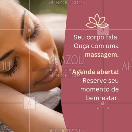 posts, legendas e frases de  para whatsapp, instagram e facebook: Dores nas costas? Estresse acumulado? Uma sessão de massagem pode transformar seu dia.
✔️ Entre em contato e agende agora mesmo!

#massagem #massagemrelaxante #cuidadoscomovocê #toquedebemestar #qualidadedevida #massagemterapeutica #autocuidadoimporta #bemestarémerecido