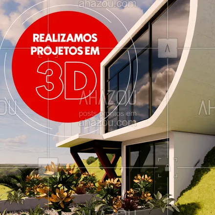 posts, legendas e frases de arquitetura, design & decoração para whatsapp, instagram e facebook: Só aqui você consegue visualizar o seu projeto de forma totalmente realista. Entre em contato e dê início ao seu projeto. 💻😉 #projeto #projetos3D #3D #projetos #AhazouArquitetura #AhazouDecora