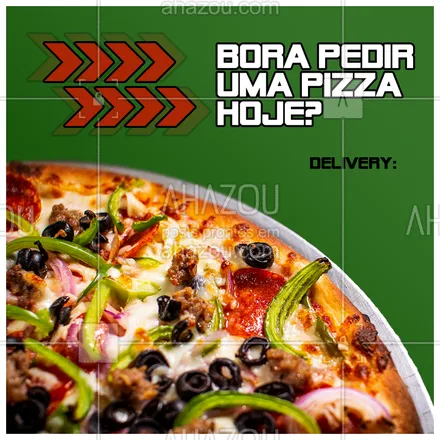 posts, legendas e frases de pizzaria para whatsapp, instagram e facebook: Deu vontade? Peça a sua! ? #pizzaria #ahazoutaste #pizza