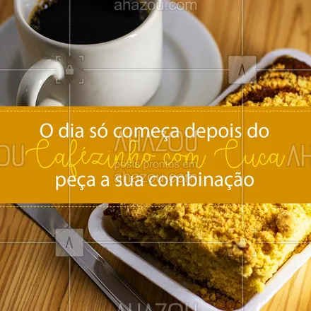 posts, legendas e frases de cafés para whatsapp, instagram e facebook: Quem aí concorda? ? #Café #Cuca #ahazoutaste  #coffee #coffeelife