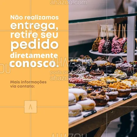 posts, legendas e frases de doces, salgados & festas, confeitaria para whatsapp, instagram e facebook: Seus doces prediletos estão esperando por você, faça sua encomenda e venha retirá-la conosco. Para pedidos e informações, entre em contato conosco: [Espaço para telefone]. 🧁😋 #ahazoutaste #bolo #bolocaseiro #confeitaria #doces #kitfesta #salgados 