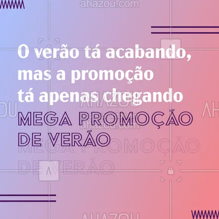 posts, legendas e frases de assuntos variados de Moda para whatsapp, instagram e facebook: Aproveite as peças com X% de desconto.??️

#Moda #AhazouFashion #PromoçãoVerão #Promoção
