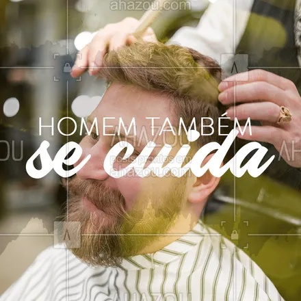 posts, legendas e frases de barbearia para whatsapp, instagram e facebook: Homem charmoso é o homem que se cuida!
Fim de semana já está batendo na porta, já agendou seu horário?
#AhazouBeauty  #barbeirosbrasil #barbeiro #barberShop #barber