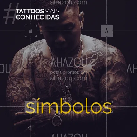 posts, legendas e frases de estúdios, tatuadores & body piercer para whatsapp, instagram e facebook: Os símbolos japoneses, chineses, árabes e tantos outros são os favoritos dos homens. Feitos há muitos anos, cada um tem seu significado especial.
#tatuagem #AhazouTattoo #AhazouInk #tattoos