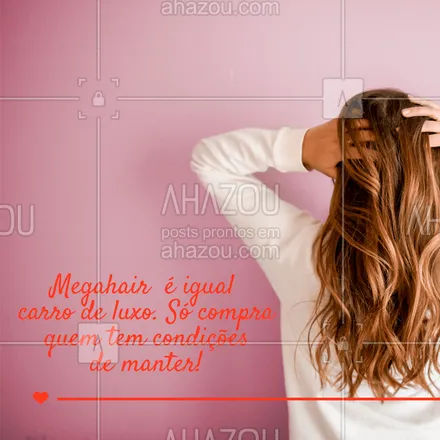 posts, legendas e frases de cabelo para whatsapp, instagram e facebook: Quem concorda?  ? #megahair #ahazou #cabelo #diva