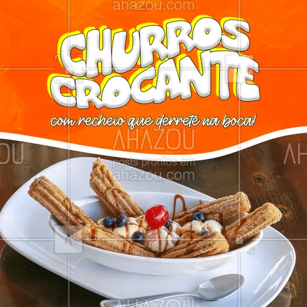 posts, legendas e frases de cozinha mexicana para whatsapp, instagram e facebook: Cuidado! Você corre o risco de querer comer mais de um. 😁😋
#sobremesa #churros #ahazoutaste #cozinhamexicana  #vivamexico  #comidamexicana 