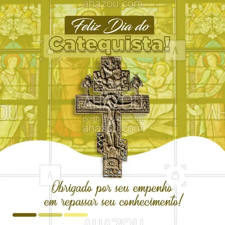 posts, legendas e frases de igrejas & espiritualidade cristã para whatsapp, instagram e facebook: Obrigado catequistas, por seu empenho e amor repassando os conhecimentos da Bíblia Sagrada! Parabéns a todos! 
🕍✝
#AhazouFé #Religiao #fé #catequese #diaDoCatequista #Catequista #religiaoCatolica #catolicismo #igreja #evangelizar #missa