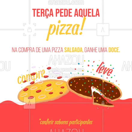posts, legendas e frases de pizzaria para whatsapp, instagram e facebook: Que tal deixar sua terça mais gostosa com esse super combo? Faça seu pedido! 🤩🍕😋
#ahazoutaste #pizza  #pizzalife  #pizzalovers  #pizzaria 