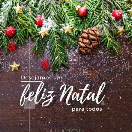 posts, legendas e frases de posts para todos para whatsapp, instagram e facebook: O natal chegou e nós desejamos a vocês um ótimo final de ano, muitas realizações e um próspero ano novo.
#natal #ahazougastronomia 