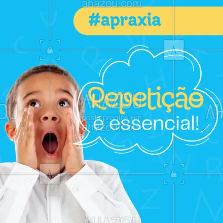 posts, legendas e frases de  para whatsapp, instagram e facebook: Na apraxia da fala, o cérebro precisa reforçar os caminhos motores corretos para produzir sons.
🔁 Isso significa repetir palavras e frases diversas vezes, com muito carinho e incentivo.
❤️ A constância faz toda a diferença no progresso!
Você tem alguma técnica de repetição que funciona bem por aí?
