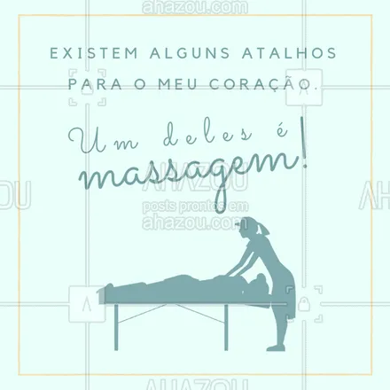 posts, legendas e frases de massoterapia para whatsapp, instagram e facebook: Quem mais ama uma massagem? #massagem #ahazou #massoterapia #amomassagem