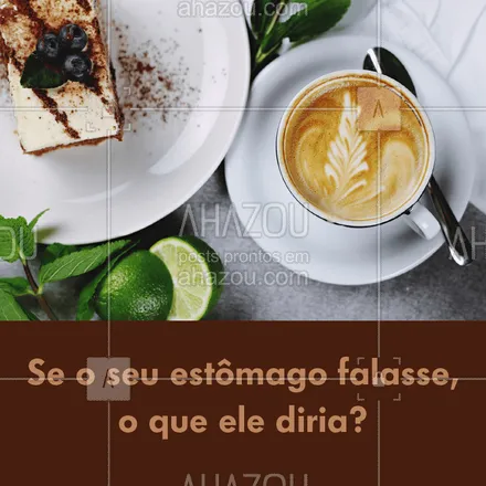 posts, legendas e frases de cafés para whatsapp, instagram e facebook: Conta pra gente! ☕?? #ahazoutaste #food #enquete