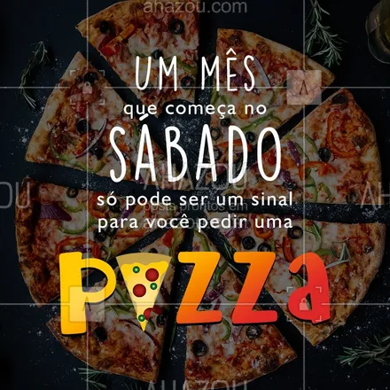 posts, legendas e frases de pizzaria para whatsapp, instagram e facebook: Vai deixar esse sinal passar?  ??? Peça já a sua pizza! ? #pizza #ahazou #fevereiro #bandbeauty