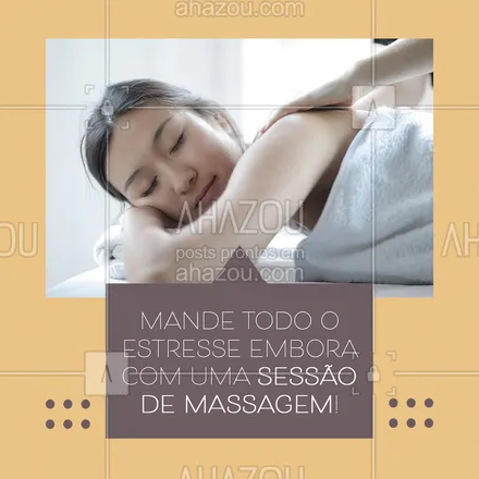 posts, legendas e frases de massoterapia para whatsapp, instagram e facebook:  Você merece esse autocuidado, agende sua sessão! ?
#massagem #estresse #AhazouSaude  #massoterapeuta #relax