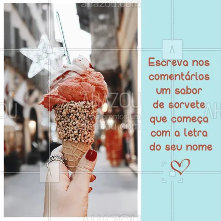 posts, legendas e frases de gelados & açaiteria para whatsapp, instagram e facebook: Quem consegue esse desafio? Comenta aqui! ?? #sorvete #ahazou #sorveteria #doce