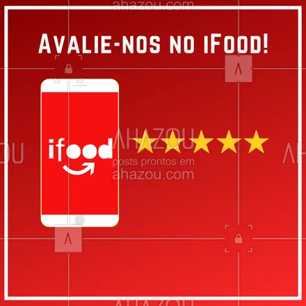 posts, legendas e frases de assuntos variados de gastronomia para whatsapp, instagram e facebook: Já fez sua avaliação no iFood? Conte para nós o que você achou do serviço! #ifood #ahazou #comida #alimentaçao #ahzreview