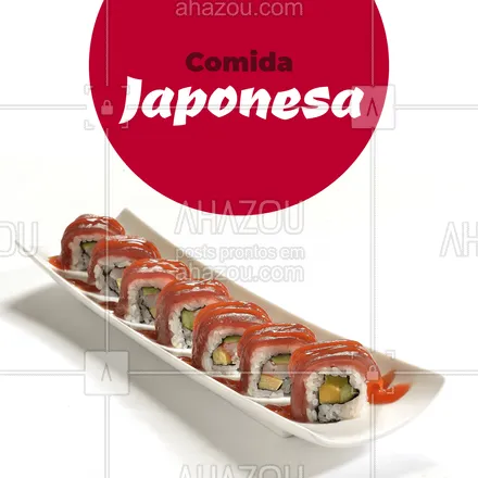 posts, legendas e frases de cozinha japonesa para whatsapp, instagram e facebook: Venha aproveitar conosco o melhor da comida japonesa, temos diversos pratos para você escolher e se deliciar! ???

#comidajaponesa #restaurante #delivery #ahazoutaste 