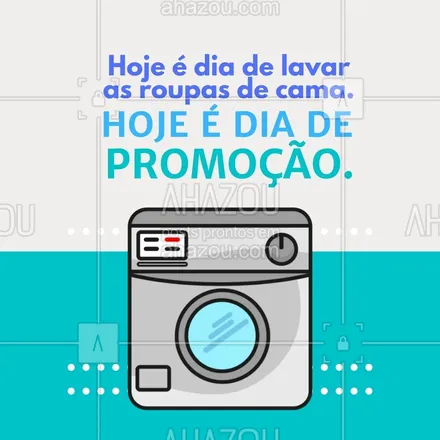 posts, legendas e frases de lavanderia para whatsapp, instagram e facebook: Quando a roupa de cama está limpa, dormimos até melhor. E aqui hoje é deia de promoção em roupas de cama. Então aproveite, traga suas peças para lavar e tenha uma noite especial. #lavanderia #pacotes #pacotespromocionais #roupalavada #AhazouServiços #roupalimpa #roupadecama #promoçao #descontos #roupascheirosinhas