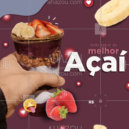 posts, legendas e frases de saudável & vegetariano para whatsapp, instagram e facebook: Bateu aquela vontade de #açaí? ?
Peça já o seu! ?

#natural #sabor #sabornatural #brasil #sabordobrasil #ahazou #brasilidades #delicia #refrescante #acai