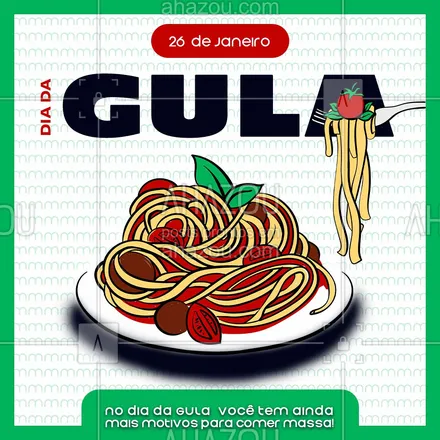 posts, legendas e frases de cozinha italiana para whatsapp, instagram e facebook: Você não vai perder essa oportunidade, né?! ?? 
#diadagula #gula #massas #ahazoutaste  #comidaitaliana #cozinhaitaliana