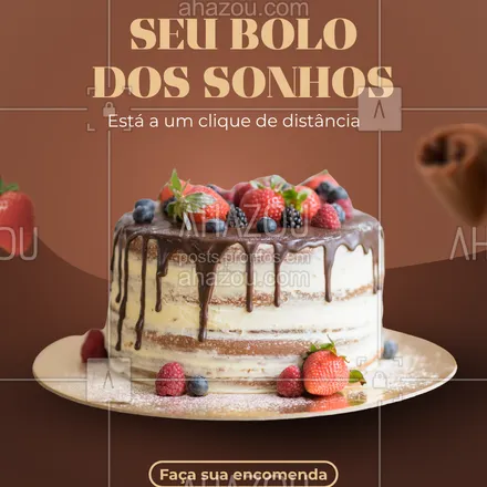 posts, legendas e frases de  para whatsapp, instagram e facebook: Você sonha, a gente cria (e entrega com muito sabor!) 💭🍰
Bolos lindos, recheios deliciosos e um atendimento que você vai amar!
Nos chama pra conversar sobre o seu evento.
#bolopersonalizado #encomendadebolo #bolofestivo #bolodelicioso #festacombolo #mesadebolo #confeitariaartesanal