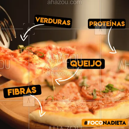 posts, legendas e frases de pizzaria para whatsapp, instagram e facebook: O importante é manter a dieta equilibrada até nos finais de semana! ? #fun #funny #happy #risadaria #dieta #pizza #pizzas #pizzalovers #dietaequilibrada #ahazou #delicia #delicious #pizzadino