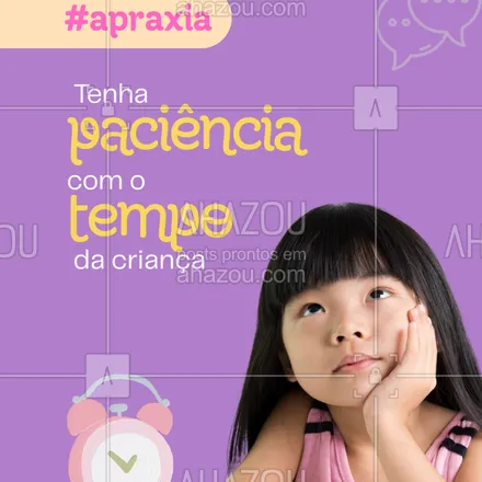 posts, legendas e frases de  para whatsapp, instagram e facebook: A pressa pode gerar ansiedade e travar ainda mais a fala.
⛔️ Evite completar frases ou apressar respostas.
✅ Respeite o tempo da criança e valorize cada tentativa de comunicação.
O incentivo é o combustível da evolução!
🗨️ Como você costuma estimular a fala sem pressão?
