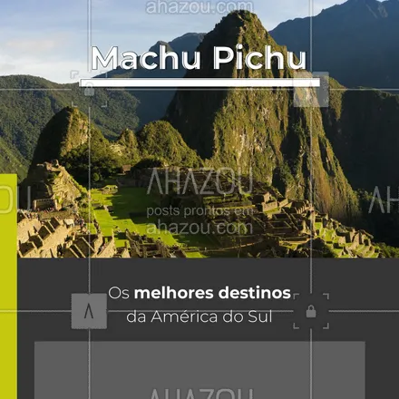 posts, legendas e frases de agências & agentes de viagem para whatsapp, instagram e facebook: Venha conhecer a incrível cidade perdida dos Incas! ?✈
#MachuPicchu #Peru #AmericaLatina #AhazouTravel  #viageminternacional  #agenciadeviagens  #trip  #agentedeviagens 