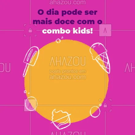 posts, legendas e frases de gelados & açaiteria para whatsapp, instagram e facebook: Sabor e energia para a criançada!
Faça seu pedido ?
#kids #ahazoutaste #açaíteria #gelados #sorveteria #açaí