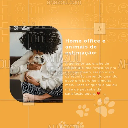 posts, legendas e frases de assuntos variados de Pets para whatsapp, instagram e facebook: Quem concorda?!?? #PetseHomeOffice #AhazouPets #HomeOffice #Pets #LoucosporPets #AhazouPet #AhazouPet 