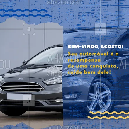 posts, legendas e frases de estética automotiva & lavajato, elétrica automotiva, mecânica automotiva para whatsapp, instagram e facebook: Quando conquistamos algo, temos que cuidar. O automóvel não é apenas um meio de transporte, mas também os resultados de uma conquista. #motivacional #bemvindo #AhazouAuto #mecanica #estetica #elétrica #automotiva