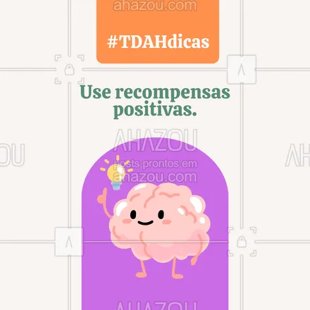 posts, legendas e frases de saúde mental para whatsapp, instagram e facebook: 🏆 Elogios e pequenas recompensas motivam crianças com TDAH a se engajarem em tarefas. Foque no comportamento que você deseja incentivar!
✨ Já experimentou? Comente aqui! #dicas #TDAH #saúde#Neuropsicopedagogia