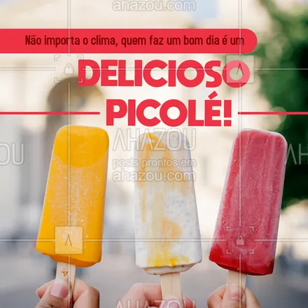 posts, legendas e frases de gelados & açaiteria para whatsapp, instagram e facebook: Temos sabores deliciosos esperando por você, venha conferir! 😋
#picoles #sorvete #ahazoutaste  #gelados  #sorveteria  #icecream 