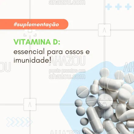 posts, legendas e frases de nutrição para whatsapp, instagram e facebook: ☀️ A vitamina D é conhecida como a "vitamina do sol", mas sabia que sua deficiência é muito comum? Ela é essencial para a absorção de cálcio, prevenindo problemas como osteoporose e fraqueza óssea.
🛡️ Além disso, a vitamina D fortalece o sistema imunológico e está ligada à saúde cardiovascular e ao bom funcionamento do cérebro.
📩 Para quem não consegue exposição solar suficiente, a suplementação pode ser indispensável. Consulte um especialista!
#VitaminaD #SaúdeÓssea #ImunidadeForte

