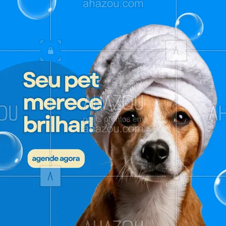 posts, legendas e frases de petshop para whatsapp, instagram e facebook: Que tal um banho e tosa para deixar seu pet com aquele visual incrível? Cuidamos do seu amigo com todo carinho, para que ele saia daqui feliz e cheio de estilo! Agende já! ✂️🛁 #PetBrilhando #BanhoETosa #PetLimpinho #AhazouPet #petshop #serviçosdepetshop #banho #tosa