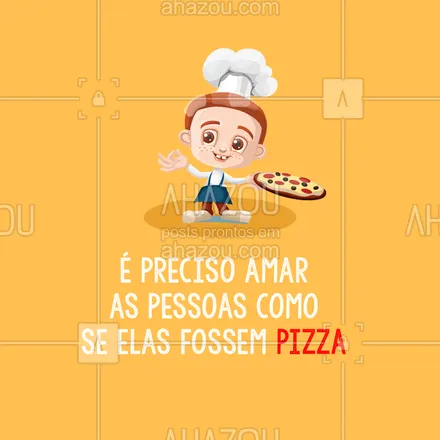 posts, legendas e frases de pizzaria para whatsapp, instagram e facebook: Quem aí concorda? haha ??#pizza #ahazou #engraçado