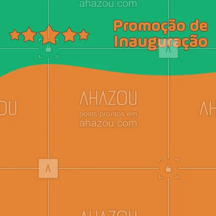 posts, legendas e frases de posts para todos para whatsapp, instagram e facebook: Venha aproveitar nossa promoção especial de inauguração ?? #promoçao #ahazou #inauguraçao