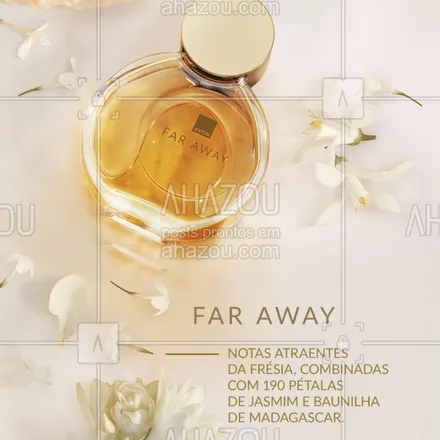 posts, legendas e frases de avon para whatsapp, instagram e facebook: Sinta-se livre para sonhar, viver e imaginar com a exuberância do Far Away Tradicional  🌼🍃 

Far Away. Libere o Extraordinário. ✨ #ahazouavon #ahazourevenda