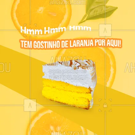 posts, legendas e frases de padaria, confeitaria para whatsapp, instagram e facebook: Agora temos bolos de laranja para você se deliciar! #ahazoutaste #bolo  #cafedamanha  #confeitaria  #padaria  #pãoquentinho 