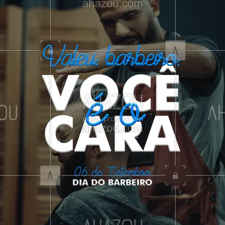 posts, legendas e frases de barbearia para whatsapp, instagram e facebook: Mais do que barbeiros, verdadeiros heróis que salvam o seu visual! 😉👊
#diadobarbeiro #barbeiro #AhazouBeauty  #barbeirosbrasil #barberShop #barbearia