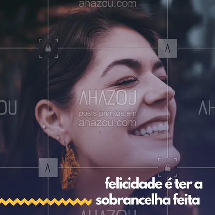 posts, legendas e frases de cílios & sobrancelhas para whatsapp, instagram e facebook: Aproveite para vir fazer a sua sobrancelha! #sobrancelha #ahazou #mulher #linda 