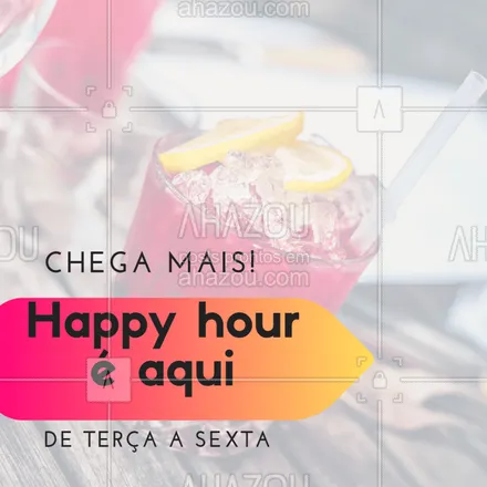 posts, legendas e frases de bares para whatsapp, instagram e facebook: Vem fazer sue happy hour aqui! #happyhour #ahazou #bar