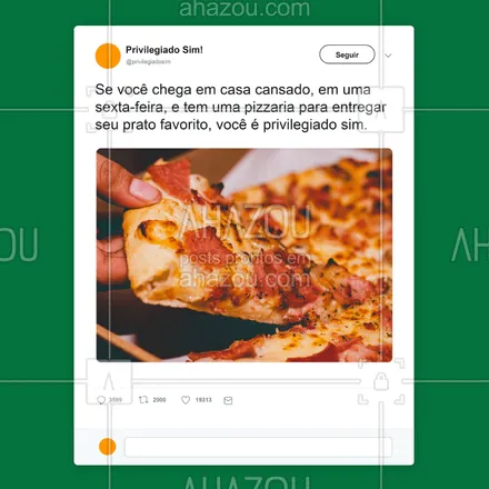 posts, legendas e frases de pizzaria para whatsapp, instagram e facebook: Ah, você é muito mais do que privilegiado aqui! ?
#food #privilegiadosim #delicia #ahazou #italiana