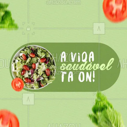 posts, legendas e frases de marmitas, à la carte & self service, saudável & vegetariano para whatsapp, instagram e facebook: Já conhece nosso menu de saladas? Experimente! #salada #comidadeverdade #ahazoutaste #fit #saudavel