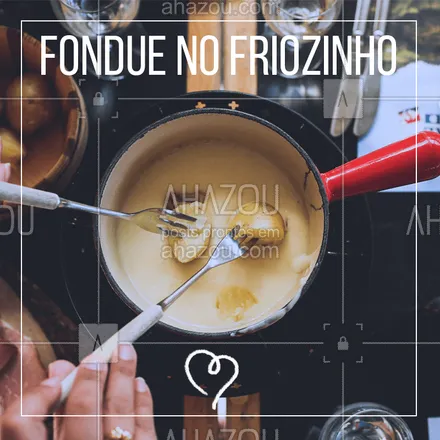 posts, legendas e frases de comidas variadas para whatsapp, instagram e facebook: Quem não ama? #fondue #ahazou #ahazoualimentaçao #comida 