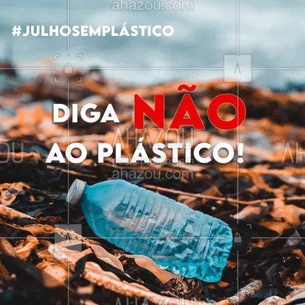 posts, legendas e frases de posts para todos para whatsapp, instagram e facebook: Além de poluir o planeta por séculos, os plásticos ainda causam mal aos animais quando descartados de maneira incorreta. Em julho, convidamos você a repensar no seu consumo de plástico e em outras maneiras de consumir produtos sem precisar usá-lo.
Assim você salva os animais, a humanidade e o planeta! ??? 

#julhosemplastico #sustentabilidade #ahazou #eco #meioambiente #plasticos