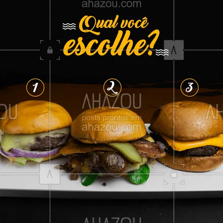 posts, legendas e frases de hamburguer para whatsapp, instagram e facebook: Se ficar na dúvida, escolhe os 3 que não tem erro ?  

#hamburguer #burguer #gastronomia #sabores #ahazoutaste
