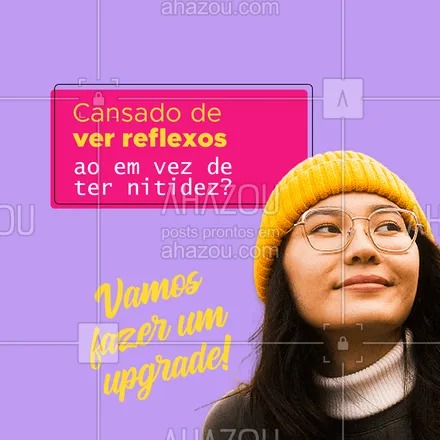 posts, legendas e frases de óticas  para whatsapp, instagram e facebook: Visite nossa ótica e garanta seu óculos anti-reflexo!#AhazouÓticas #lentesdecontato  #oculos  #oculosdegrau  #oculosdesol  #otica  #oticas 