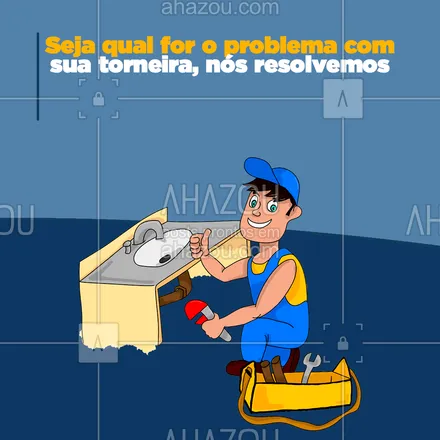 posts, legendas e frases de encanador para whatsapp, instagram e facebook: Não tem problema na sua torneira que nós não possamos resolver. Entre em contato 📞 (inserir número) e agende já um horário com o melhor serviço de encanador. #encanador #encanamento #AhazouServiços #serviço #servicoencanador #visitatecnica #conserto #troca #manutenção #reparos #torneira
