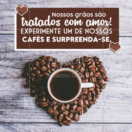 posts, legendas e frases de cafés para whatsapp, instagram e facebook: Seu dia vai ficar ótimo depois de provar o nosso café, nós garantimos! #ahazoutaste #barista  #cafeteria  #café  #coffee  #coffeelife 